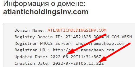 Atlantic Holdings Inv (atlanticholdingsinv.com) - обзор лохотрона